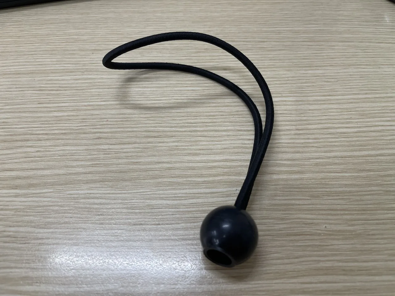 Heavy Duty Retractable Any Length Bungee Cords Loop With Ball Tarp Tie Down Elastic Bungee Ball 100 pack Toggle Tie Manufacturer