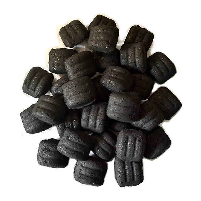 Long Last Burning Smokeless Odorless High Heat Value Pillow Shape Barbecue Charcoal Briquettes made from Coconut Charcoal