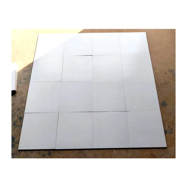 300x300 MM Ceramic Floor Tiles White Ivory Grey Colour Salt And Pepper Body Porcelain Heavy Duty Floor Tiles