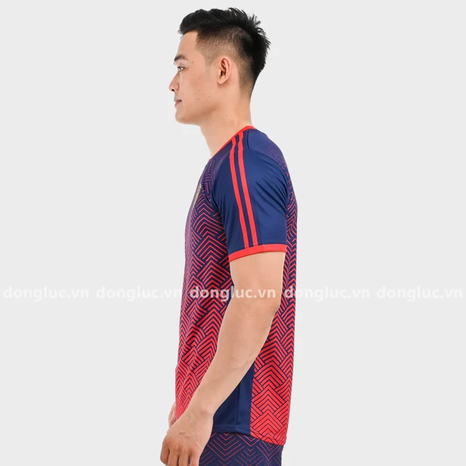 Polo Customize logo printing Made in Vietnam big manufacturer 100% polyester eyelet interlock fabric Men T-shirt