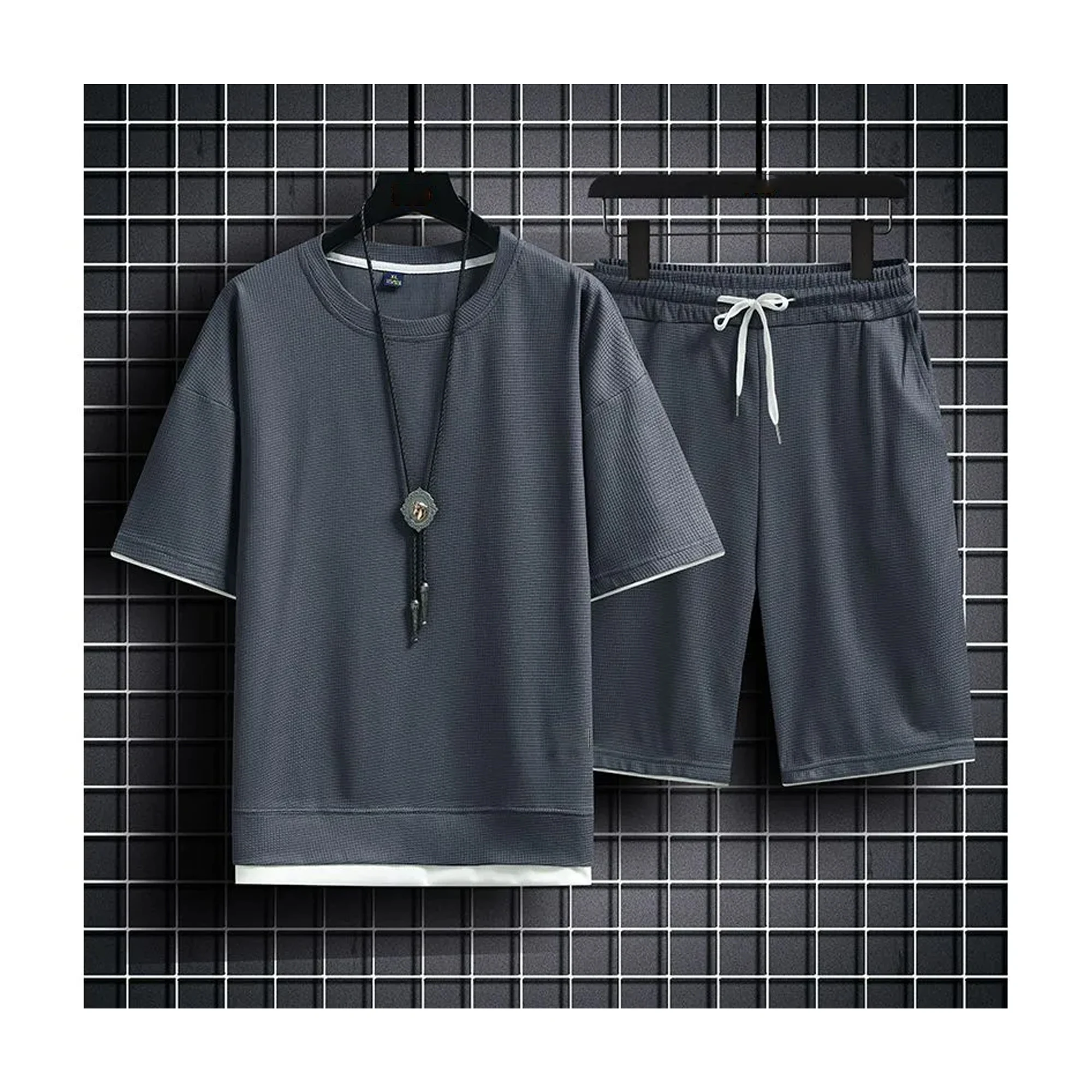 Direct Manufacturer Clothing Brand Track Suit Customization Jogger Tracksuit Men Tshirts And Shorts 2 Piece Sets From Bangladesh