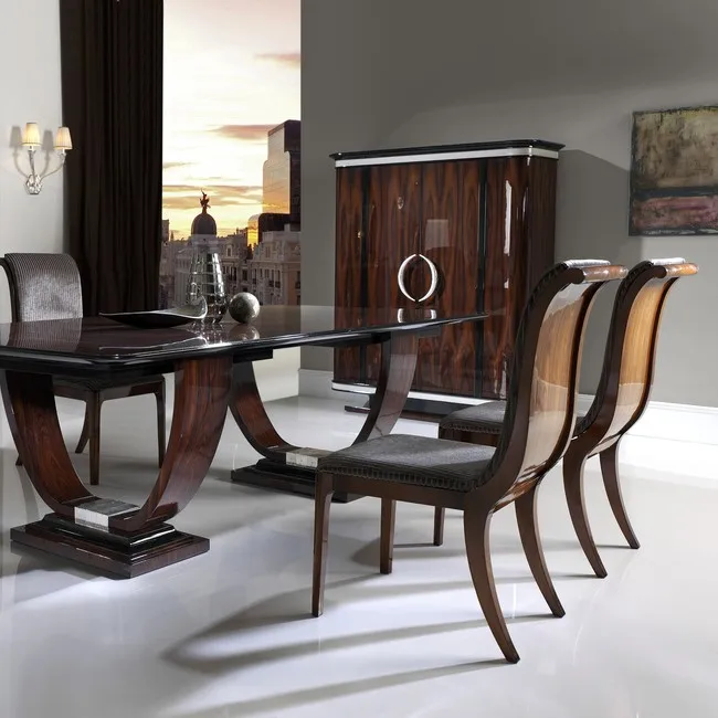 Dining Room Set Tables And Chair 4 Seater Transitional Style From Rosewood For Dining Room Furniture