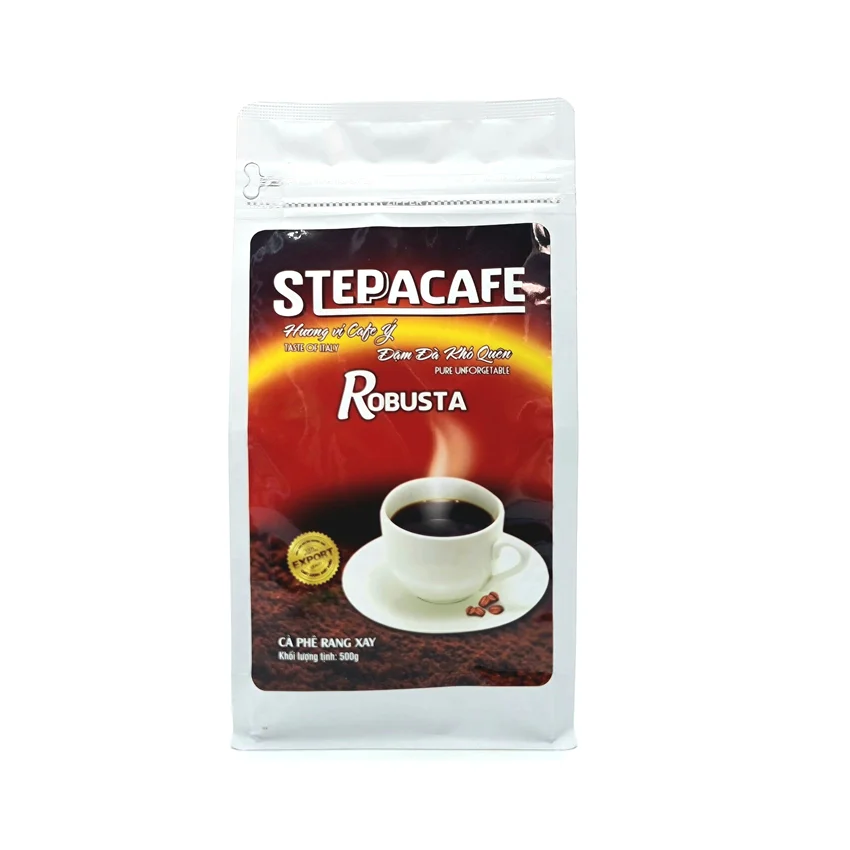 Bulk Sales Robusta Roasted & Ground Coffee Beans R&G Robusta Coffee Mild Aroma with Strong Caffeine Roasted Flavorful and Mild