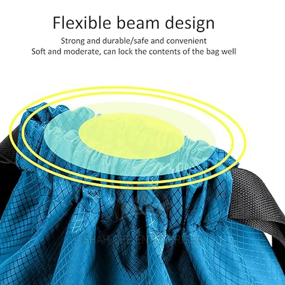 Hot Selling Lightweight Polyester Drawstring Bags Easy Carry with String System Customizable Logo Cotton Lining GPS Feature