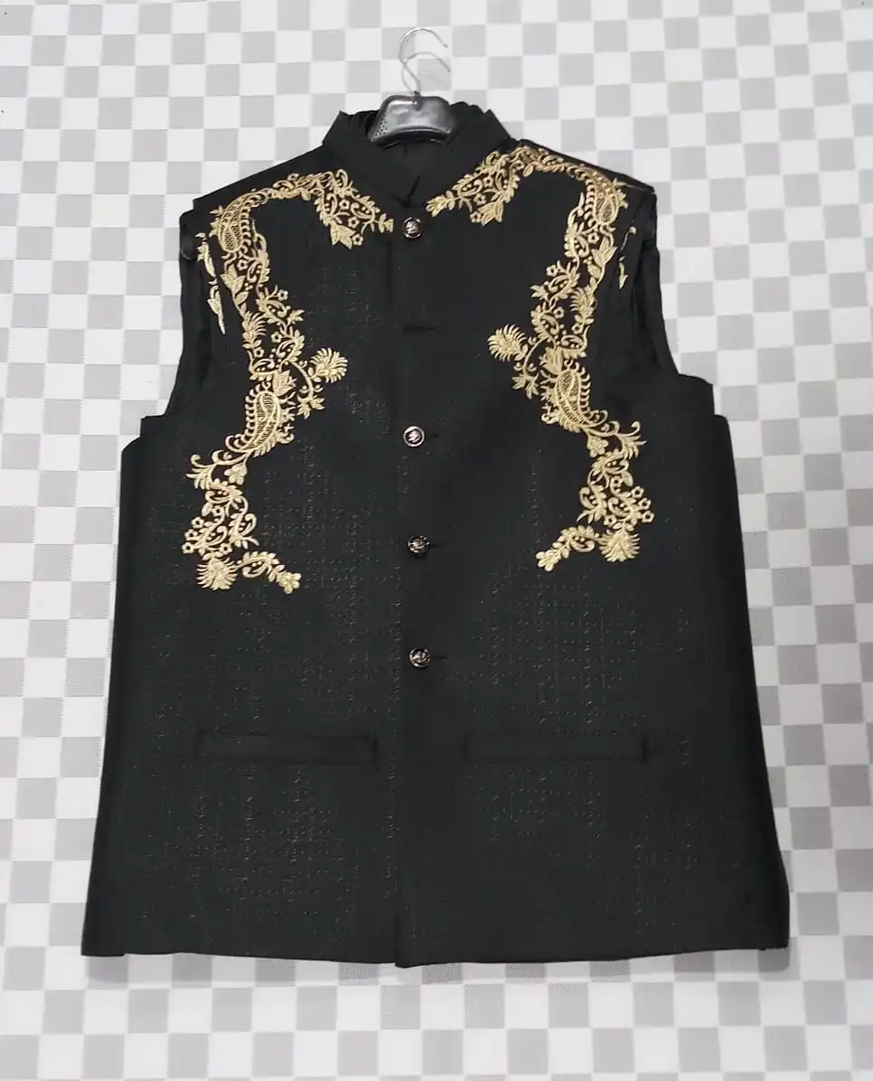 Modern Fashion Designer High Quality Mens Kurta Pajama Sherwani WastCoat Khoosa For Mehdi N Wedding  Occasion Ready To Wear
