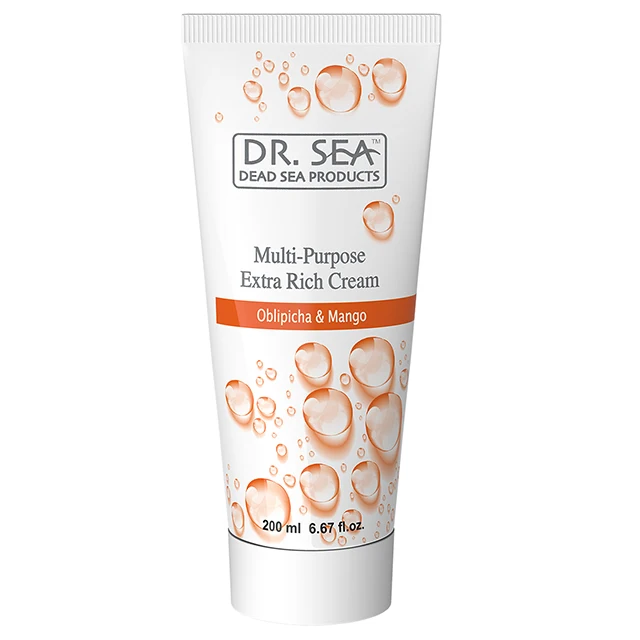 Best Multi Purpose Extra Rich Cream Oblipicha & Mango by Dr.SEA Cosmetics Dead Sea Products Israel Free Samples Wholesale