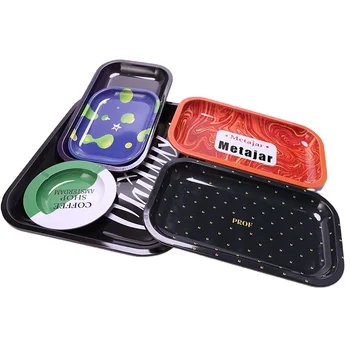 Напечатанные по индивидуальному заказу лотки для скручивания табачных изделий, лоток для курения сигарет, лоток для рулона, оптовая продажа