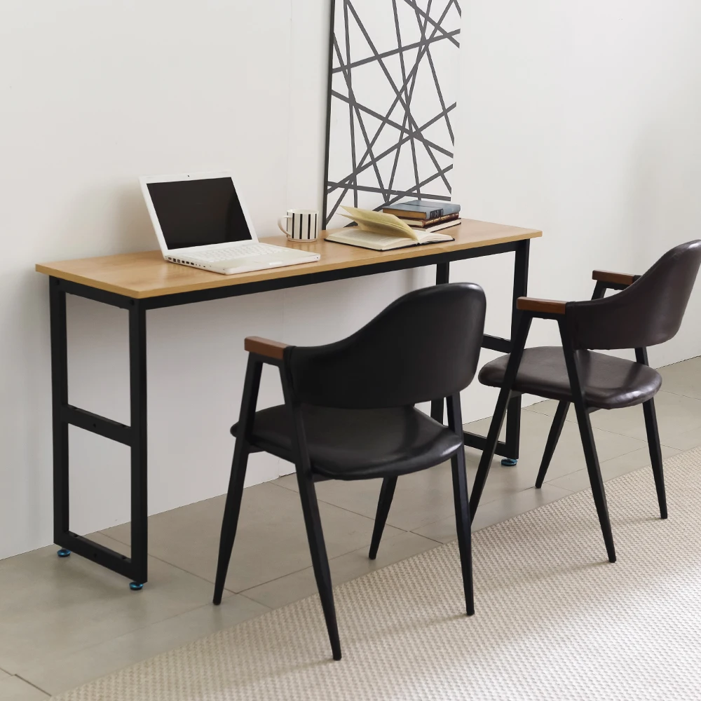 Современный дизайн качественный стандартный размер деревянная металлическая квадратная рамка черный стол для учебы ноутбука компьютерный многофункциональный