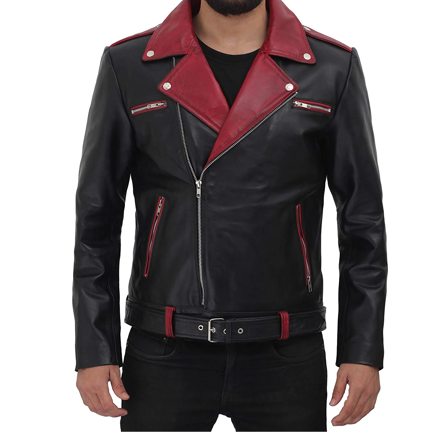 Best Price Custom Men Fashion Leather Jacket New Design Made In Pakistan Fashion Real Leather Biker Jacket