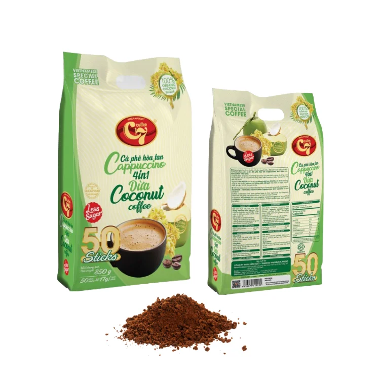 Vietnam Manufacturer Coffee Beans Arabica Making Coffee Beans Arabica Using With Hot Water Coconut Coffee Flavor