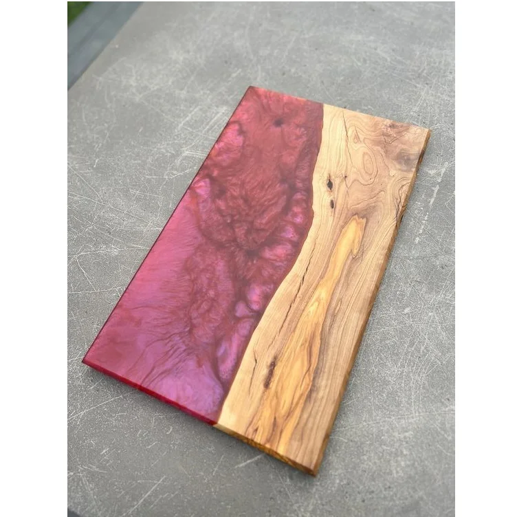 Wholesale Manufacturer Popular Wood & Resin Cutting Board Best Selling Product Chopping Block Board Handcrafted Cheese Board