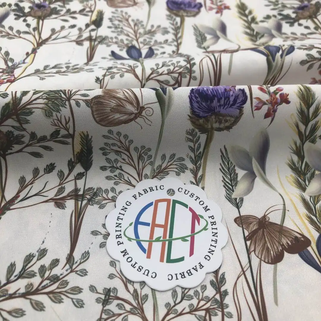 Printed breathable TPU laminated nylon taslan jacket fabric