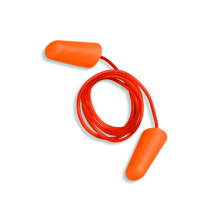 Best Price polyurethane foam earplugs with NRR 32dB disposable corded earplugs hearing protection from Vietnam