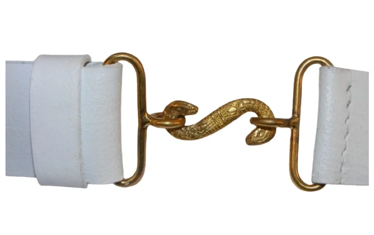 Custom Reproduction 100% Genuine Leather Sword Belt Ceremonial Custom Logo Products Sword Belt