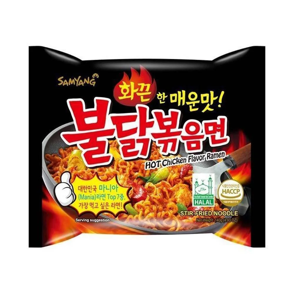 Ramen Hot Spicy Chicken Buldak Ramen Noodles Quick Hot Food Instant Noodles