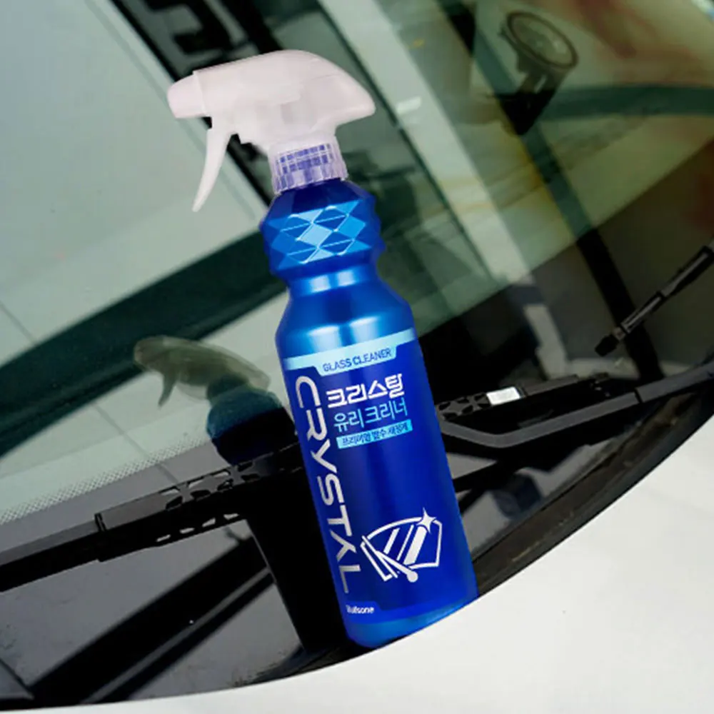Bullsone Crystal Glass Cleaner 16.91oz Coating Agent (Water-Repellent Effect / Quick Cleaning / Gloss Effect)