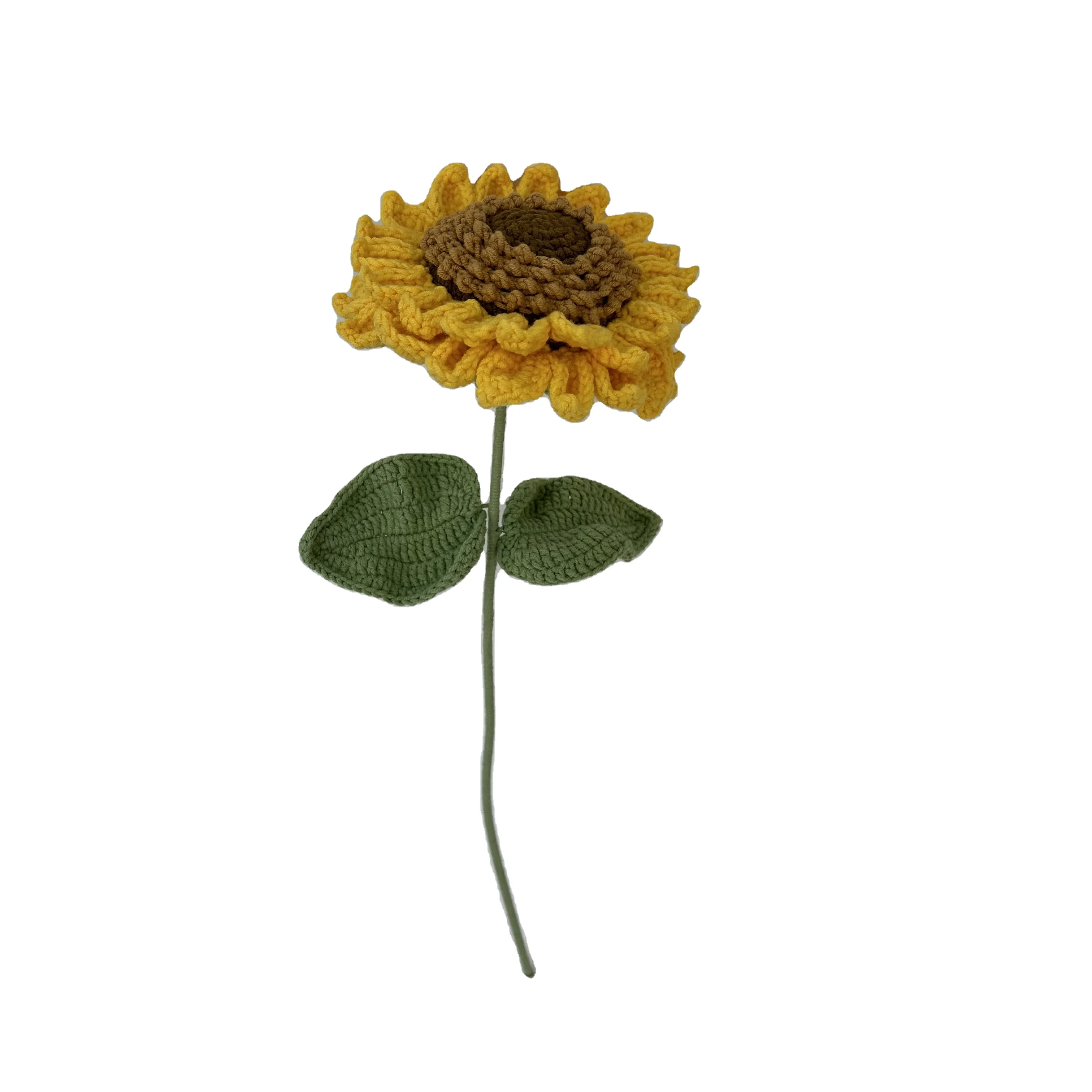 Crochet pattern Sunflower Crochet flower Stuff Home Decor Tutorial Realistic Flower