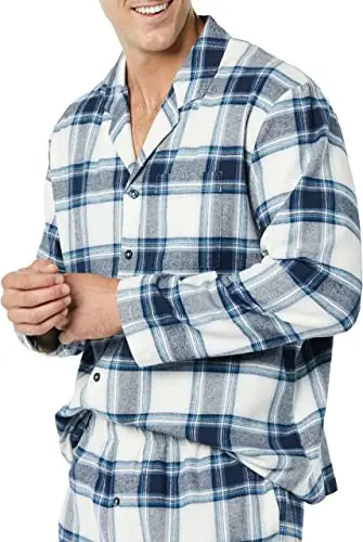 MEN  SLEEP PIJAMA LONG SLEEVES  BUTTON WOVEN COTTON Vietnam Manufacturer HIGH QUALITY and  CHEAP