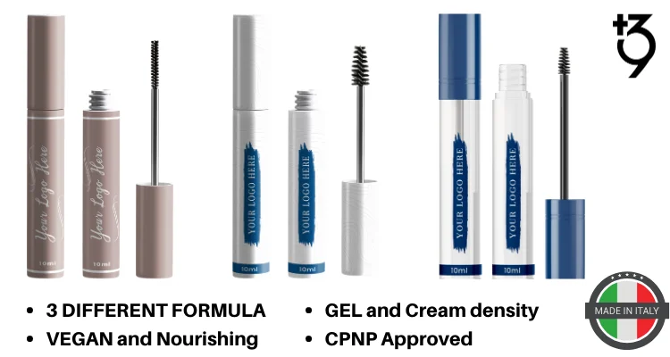 EYEBROWS Brow WAX Styling Gel Made in Italy Private Label clear Sculpting Reinforce Stick Formula Waterproof Makeup CPNP EU Soap