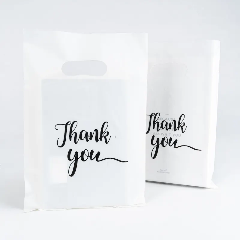 Factory Directly Sales Plastic Carry Bags For Clothes Shop And Supermarket