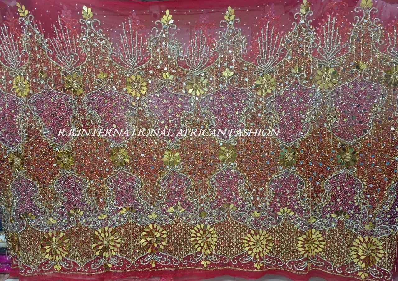 Designer party wedding wear Luxury lace Fabric