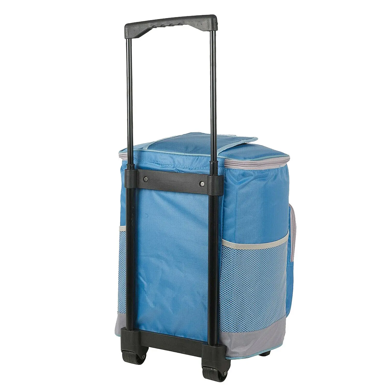 Wholesale Factory Foldable Insulated 28L Cooler Cool Bag Box Trolley Freezer Portable Wheeled Travel Picnic
