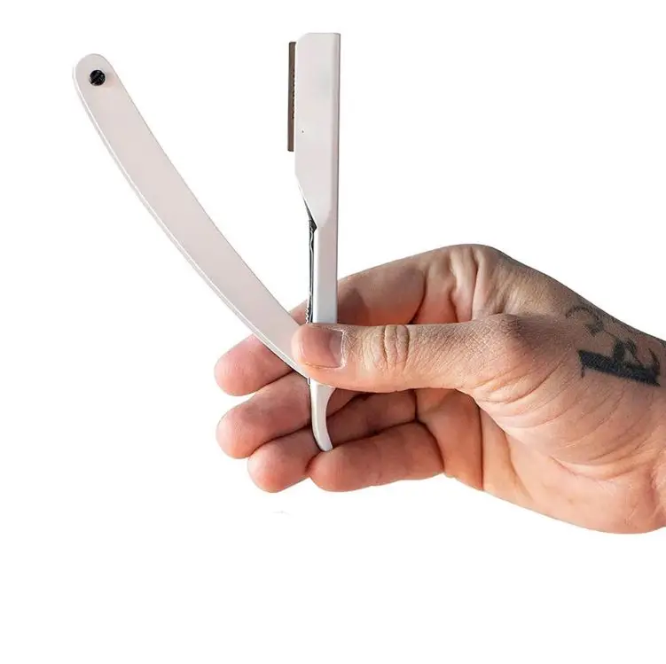 Wholesale Best Quality Straight Edge Salon Beard Shaving Razor Made With Stainless Steel Hair Remover Barber Razors