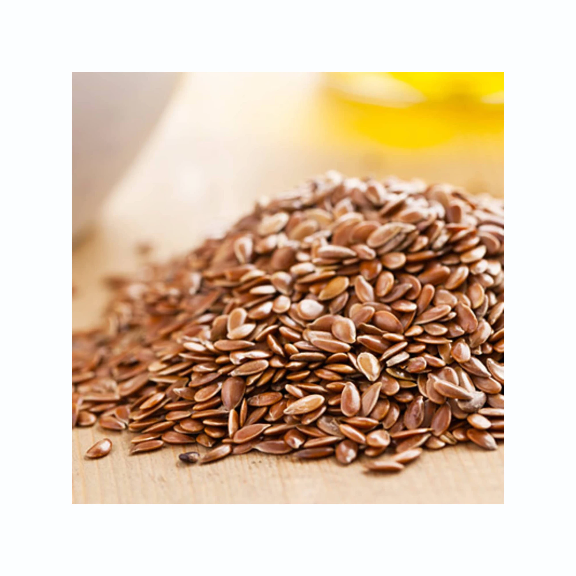 Не-GMO органическое цельное золото льняное зерно коричневое семена льна