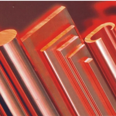 Copper busbar 99.99% Cu Round Busbars Square Flat Round Copper Busbar Copper bars ASTM B3 Standard