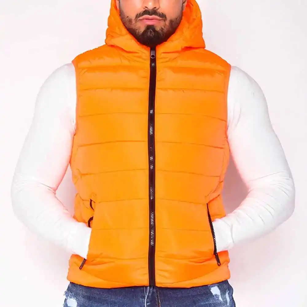Hooded Stylish Puffer Vest New Arrival Breathable Different Colors Comfortable Winter Wear Vests for Men