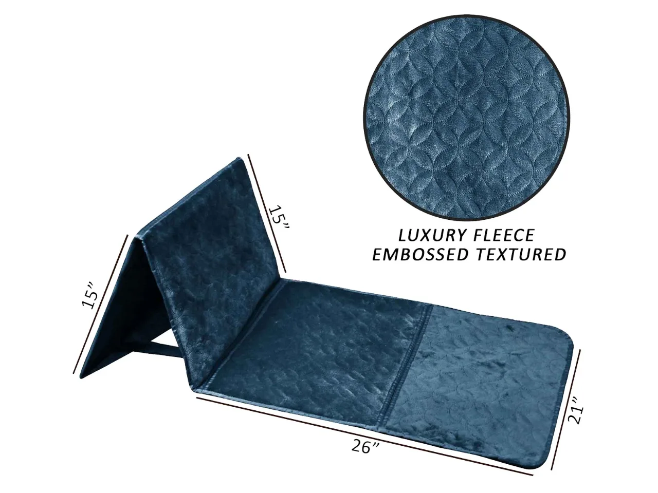 New Custom Design Foldable Rest Back Take Prayer Mat Navy Islamic Prayer Mat Muslim Rug Foldable Mat