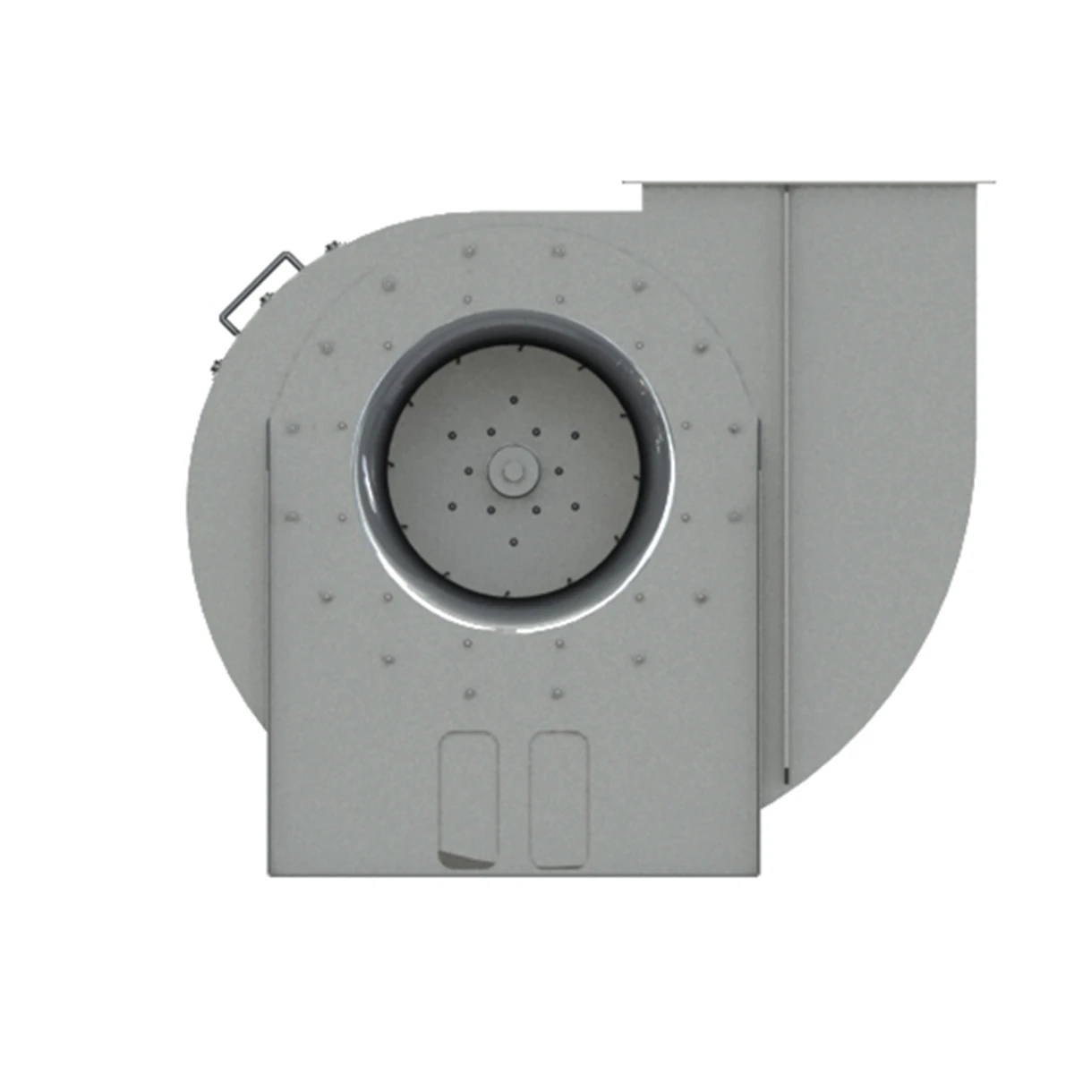 New Industrial Centrifugal Fan EUK 631/A Special Blade Impeller For Suction of Dusty Air With Materials