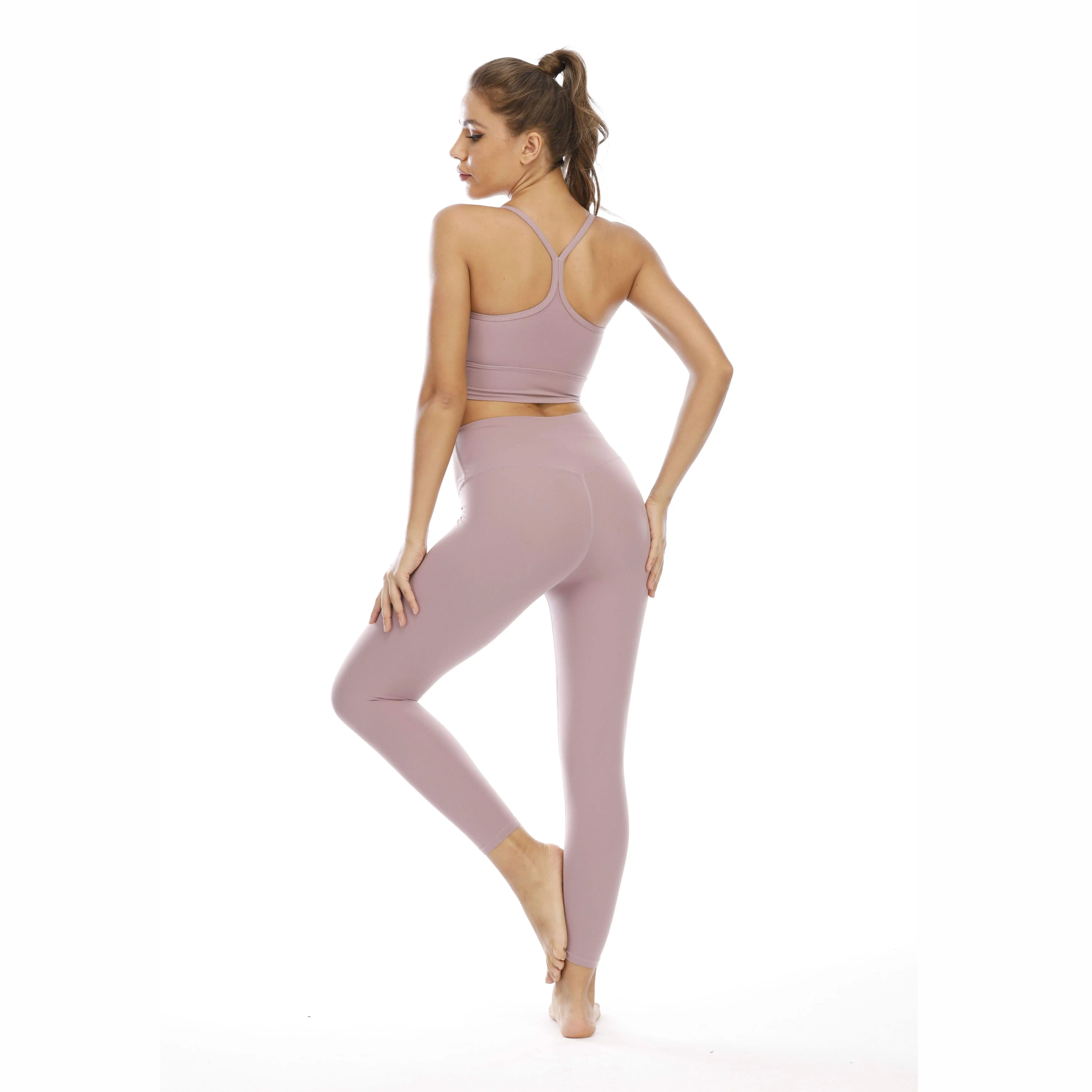 Fitness Wear Yoga Apparels Wholesale Fitness & Yoga Wear Gym Yoga Set Women Sports Wear Clothing dance running aerobics clothes