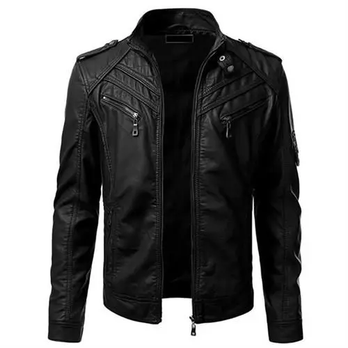 New Arrival Men Leather Jackets Latest Design 100% Top High Quality
