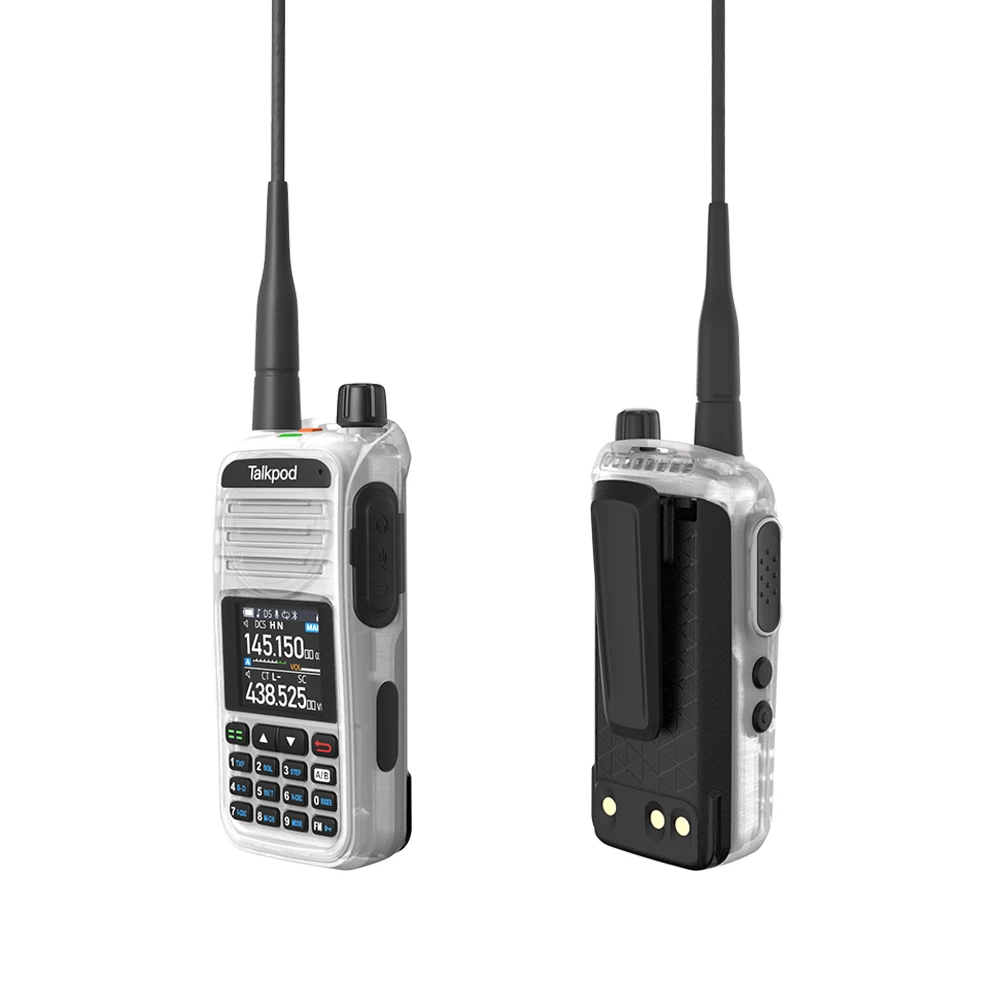 Talkpod A36plus Airband VHF 5w FM multi-function handheld transceiver with 1.8 inch large color display