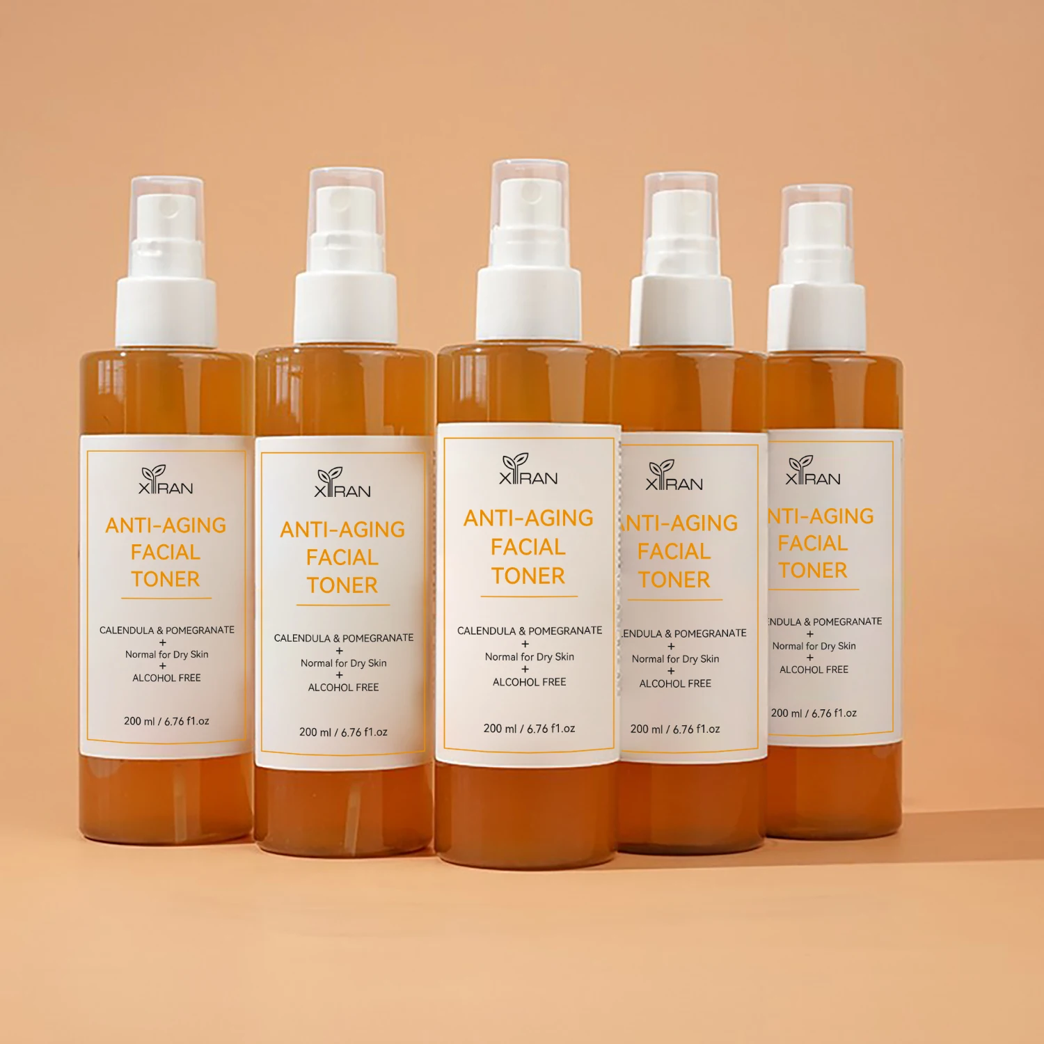 Private Label Alcohol Free Calendula Facial Toner for Anti-Aging Hydrating Face Skin Toner Spray