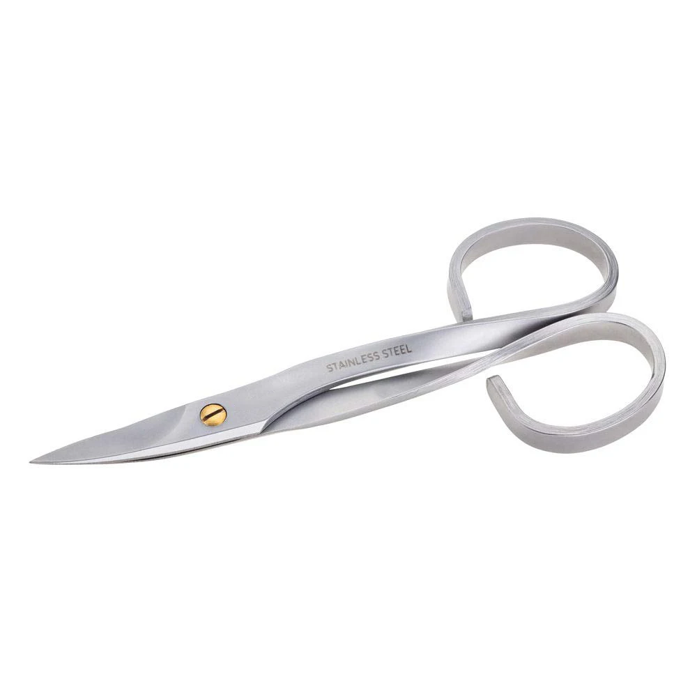 Custom Private Logo Professional Nail Cuticle Scissors Stainless Steel Cuticle Manicure Nail Cutting Scissor