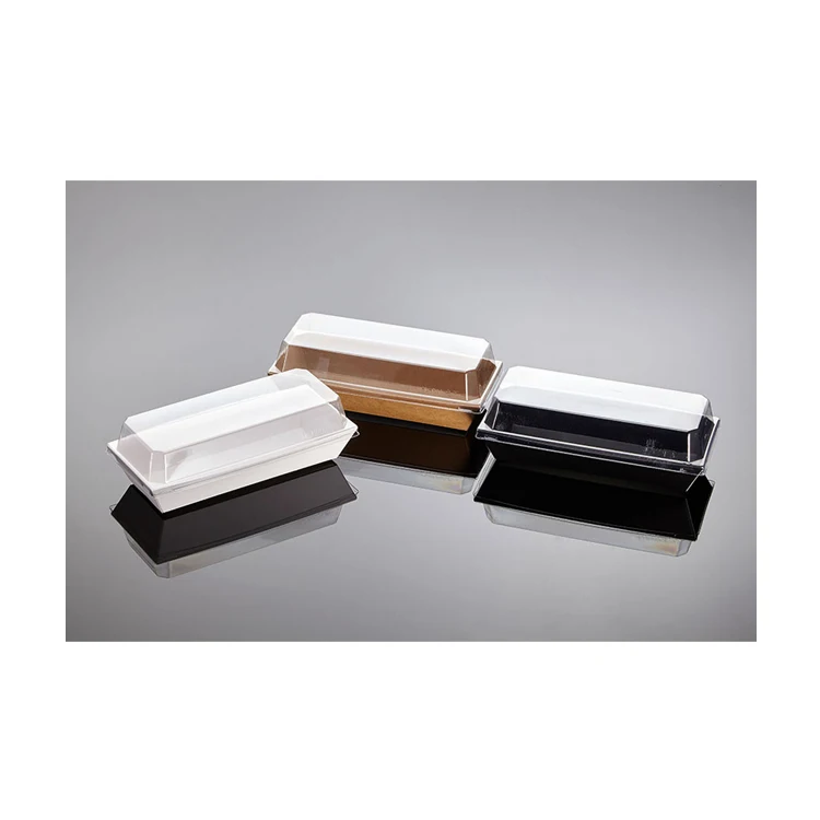 Хорошее качество, оптовая продажа, прямоугольная коробка для упаковки пищевых продуктов, емкость 450 мл, бумажные коробки для пищевых продуктов (SL-P20-3)