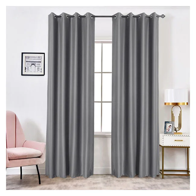 48h Delivery Cheap Price Solid Blackout Curtain Factory Supply 100% Polyester Blackout Fabric for Curtains