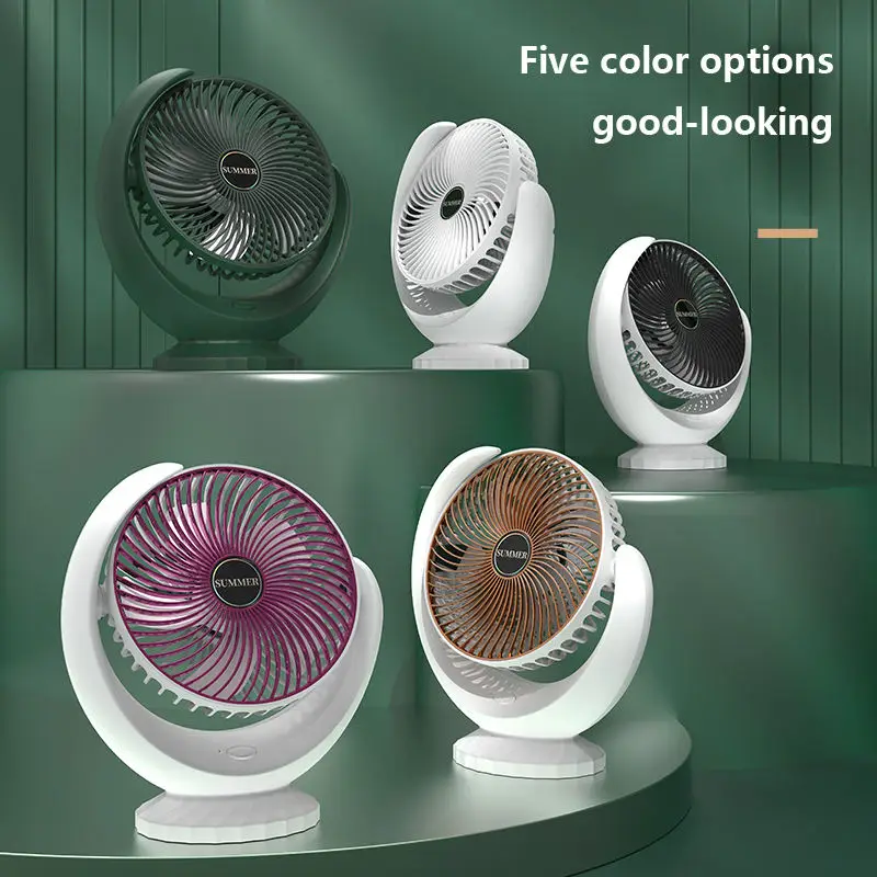 Wholesale rechargeable electric table fan adjustable angle portable mini cooling fans