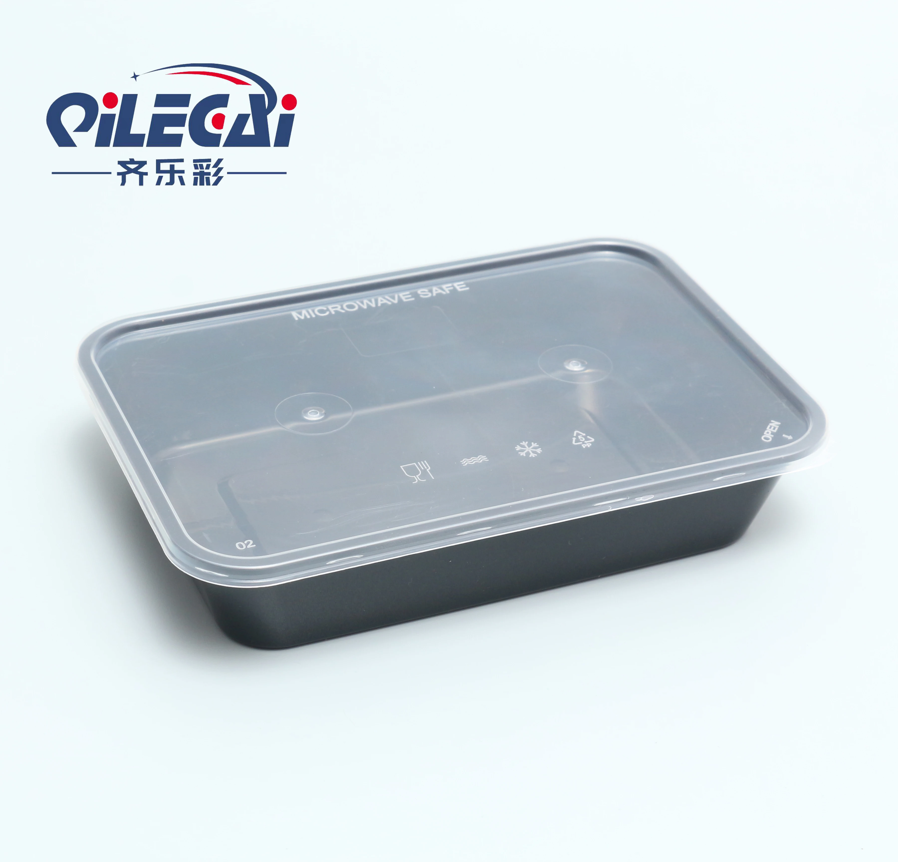 Good price Factory price high quality  tableware microwavable rectangular 500ml Disposable Plastic Lunch Boxes Fruit container