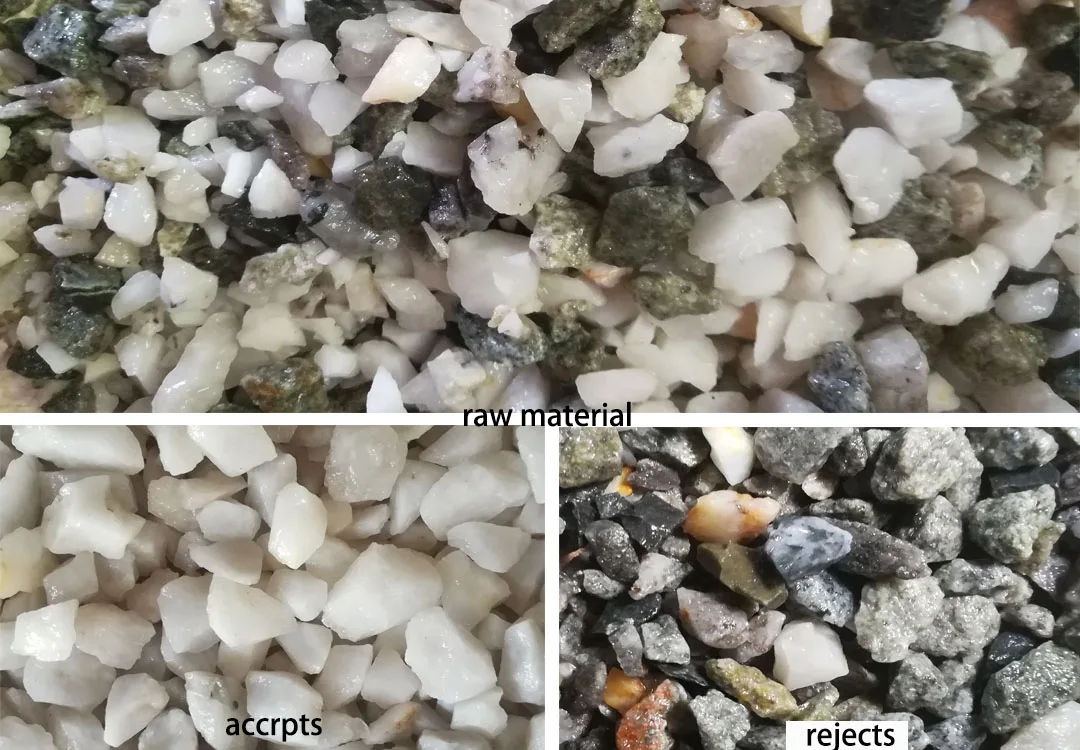 Supply of automatic intelligent color sorting machine, ore color sorting equipment, PLC operating system