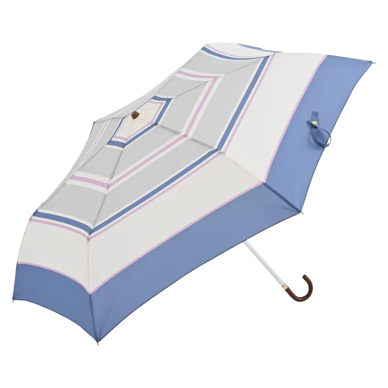Folding fashion umbrella multi border design mini