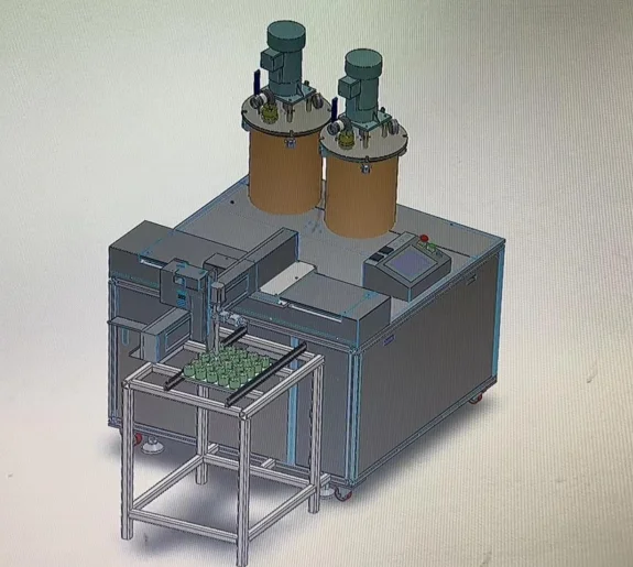 2k Dosing system 2 component AB mixing dispensing machine epoxy silicone compound potting machine transformer