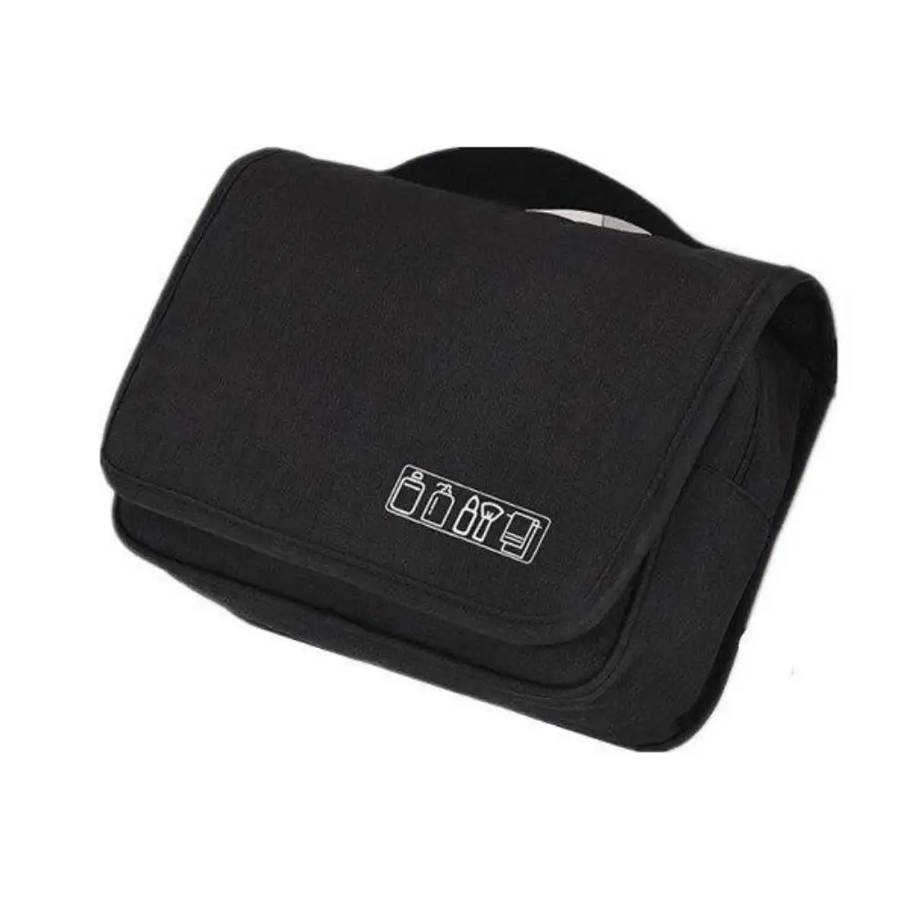 New Women Travel Make Up Kit Pouch Cosmetic Bag Wholesale Custom Cotton Canvas Toiletry Organizer Makeup Bag for Toiletries