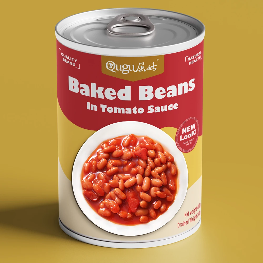 Хороший вкус сладкие запеченные бобы в томатном соусе легко открываются готовые к употреблению