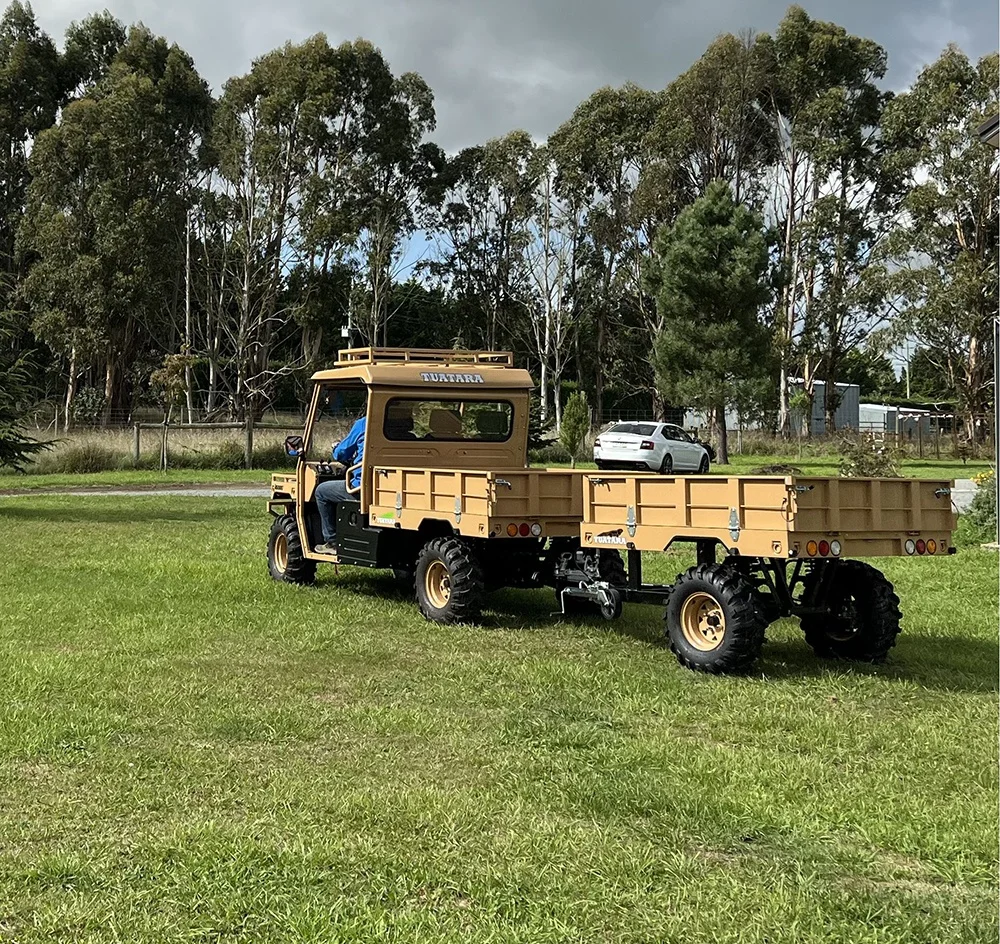 All Steel Made Larger Capacity Farm Trailer ATVs UTVs Trailer