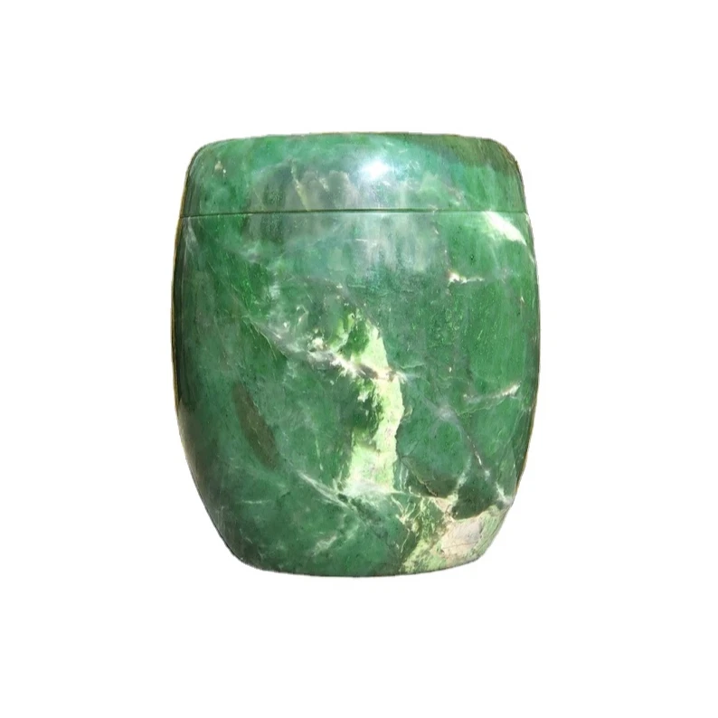 Jade Marble stone Urns, Cremation Ashes Urns Marble, Marble Urns for Human Ashes