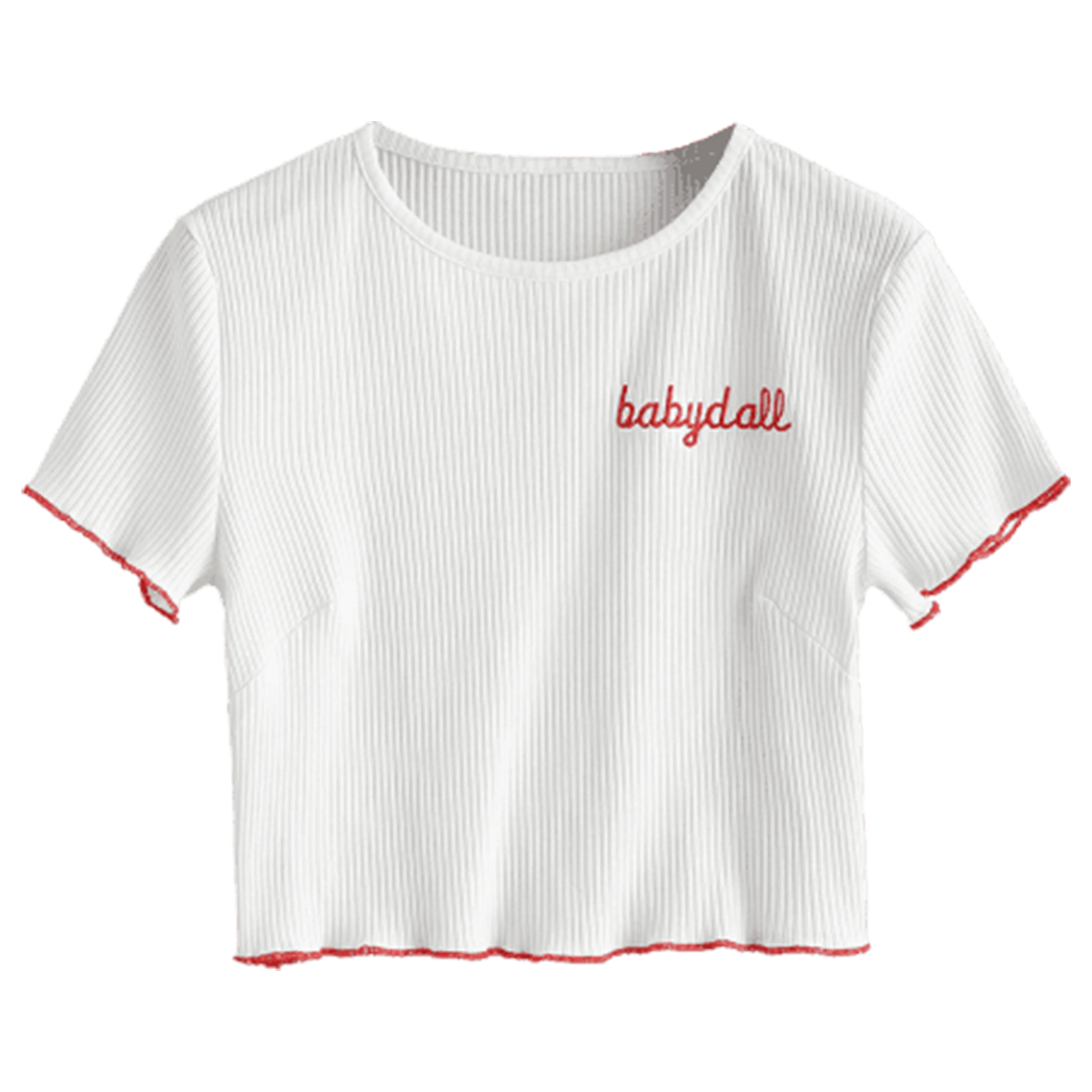 High quality latest good price women crops top t shirt for summer clothing hot styles girls tees wholesale woman fashion tops