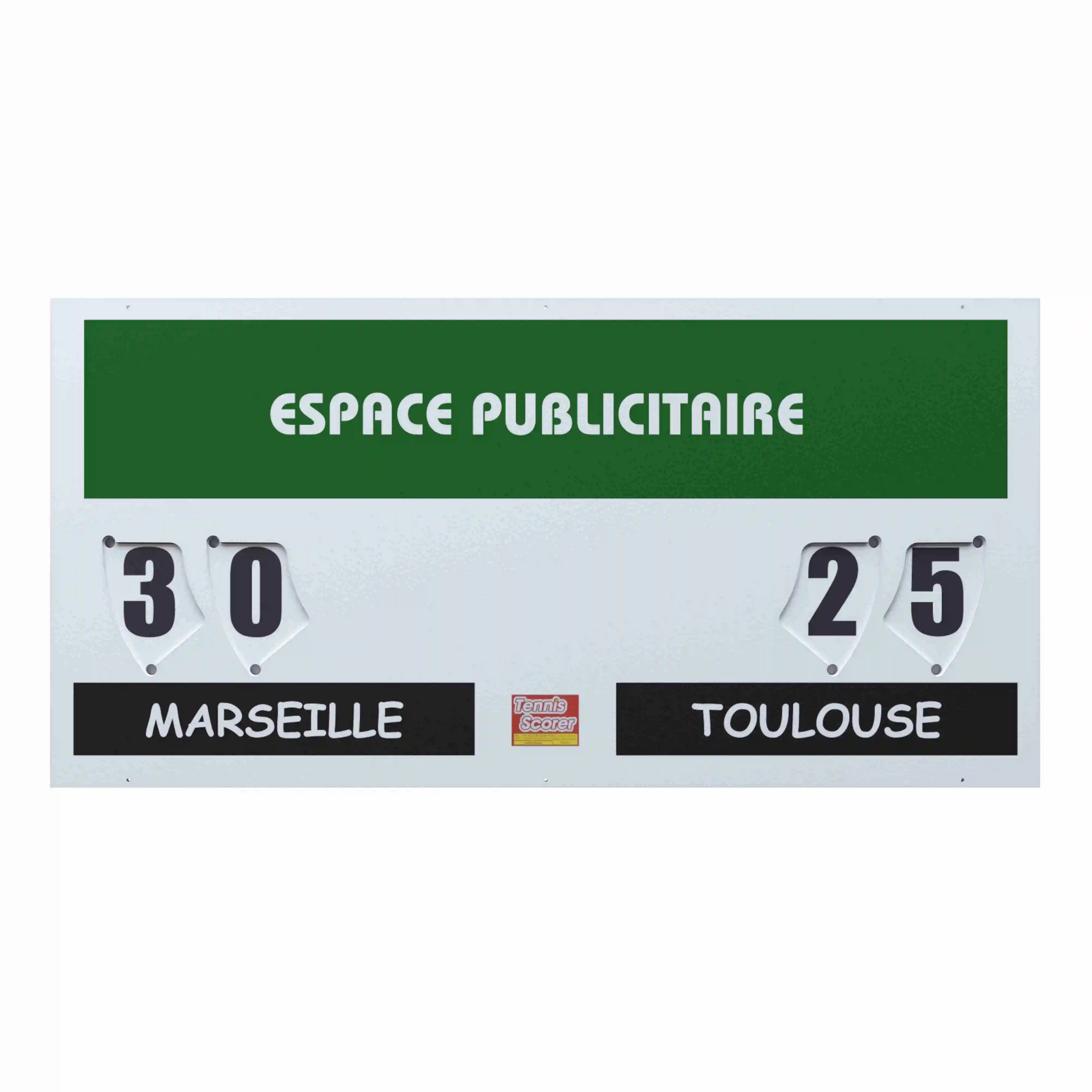Large 120 x 60 cm Manual Scoreboard Unperishable All-Weather Indoor/Outdoor Sports Field Equipment for Basketball and Handball